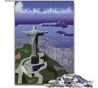 Jigsaw Puzzles for Teenagers Rio De Janeiro, Family Entertainment Toys Is Ideal As Gifts for The Whole Family for 14+ 50x75cm