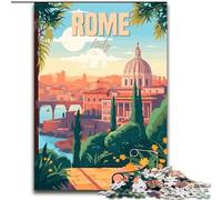 Jigsaw Puzzles for Teenagers Rome Italy for And from 14 Years And over Play Toys Because It Is Ideal As A Gift for The Whole Family (26x38cm) 1000pcs