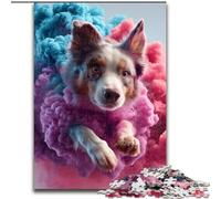 Jigsaw Puzzles for Teenagers Running Dog, Family Entertainment Toys Is Ideal As Gifts for The Whole Family for 14+ (size 26x38cm)