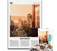 Jigsaw Puzzles for Teenagers San Diego,Help The Brain Exercise Addictive Toys to Cultivate Patience Perfect Decoration (38x26cm)