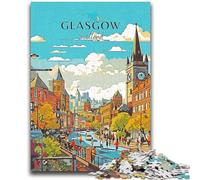 Jigsaw Puzzles for Teenagers Scotland Glasgow Travel Challenging Game And Family Play Wall Decoration Unique Birthday And Xmas Gifts (size 50x75cm)