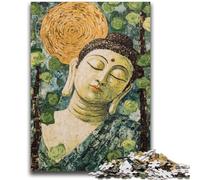 Jigsaw Puzzles for Teenagers Sleeping Buddha Art for And from 14 Years And over Hands-on Game Christmas Game Gifts 26x38cm