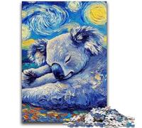 Jigsaw Puzzles for Teenagers Sloth Night Sky Challenging Game Gifts for Is Ideal As A Gift for The Whole Family 26x38cm