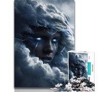 Jigsaw Puzzles for Teenagers Space Warrior,Brain Intelligence Challenge Addictive Toys Birthday Present,Gifts,Wall Art (75x50cm)