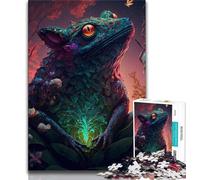 Jigsaw Puzzles for Teenagers Spirits of Nature Puzzles for Teenagers,Family Entertainment Toys with Matching Poster And Trivia Sheet 75x50cm