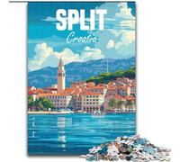 Jigsaw Puzzles for Teenagers Split Croatia, Analysis And Logic with Fully Interlocking Randomly Shaped Pieces for And Age 14 Years Up 26x38cm