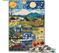 Jigsaw Puzzles for Teenagers Sunflower, for Age 14 Years And over Home Decor As A Gift for The Whole Family And Friends (Size 50x75cm)