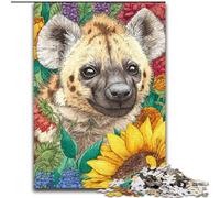 Jigsaw Puzzles for Teenagers Sunflower Hyena, Family Entertainment Toys Is Ideal As Gifts for The Whole Family for 14+ (size 50x75cm)