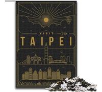 Jigsaw Puzzles for Teenagers Taipei Taiwan for And from 14 Years And over Play Toys Because It Is Ideal As A Gift for The Whole Family (26x38cm) 1000pcs