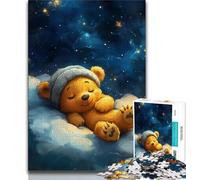 Jigsaw Puzzles for Teenagers Teddy Bear 1000 Pieces for Adults,Educational Stress Relief Toy Gifts for Friends And Family (size 38x26cm)