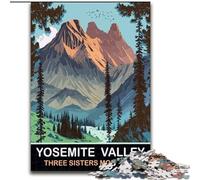 Jigsaw Puzzles for Teenagers Three Sisters Mountain, Toys Educational Games Stress Relieving Enhance Love between Couples 50x75cm
