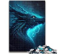 Jigsaw Puzzles for Teenagers Thunder Forest Dragon Suitable for Ages 14 And Up Intellectual Toy Game Educational Game for Birthday And Christmas 26x38cm