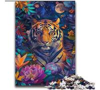 Jigsaw Puzzles for Teenagers Tiger in The Jungle Challenging Game Gifts for Is Ideal As A Gift for The Whole Family 70x100cm