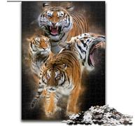 Jigsaw Puzzles for Teenagers TIGERS, Suitable for Ages 14 And Up Home Decor Deal As Gifts for The Whole Family (Size 26x38cm)