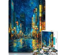 Jigsaw Puzzles for Teenagers Tokyo Cityscape,learning Educational Toys Fun at Home Activities,Birthday Present,Travel Gifts (38x26cm)