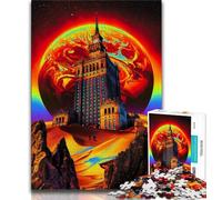 Jigsaw Puzzles for Teenagers Tomorrows Dust Puzzles for Adults,Stress Reliever Difficult Challenge Suitable for Desktop Decoration 75x50cm
