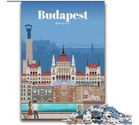 Jigsaw Puzzles for Teenagers Travel to Budapest for And from 14 Years And over Play Toys Because It Is Ideal As A Gift for The Whole Family (38x52cm) 1000pcs