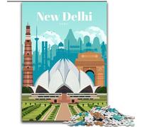 Jigsaw Puzzles for Teenagers Travel to New Delhi for And from 14 Years And over Play Toys Because It Is Ideal As A Gift for The Whole Family (50x75cm) 1000pcs
