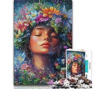 Jigsaw Puzzles for Teenagers Tree Elf Fairy,Family Game Stress Reliever Difficult Challenge Enhance Love between Couples 38x26cm
