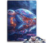 Jigsaw Puzzles for Teenagers Turtle 1000 Piece Puzzle,Stress Reliever Staycation Kill Time Enhance Love between Couples (50x75cm)
