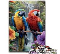 Jigsaw Puzzles for Teenagers Two Parrots 1000 Pieces for Adults,Birthday Gift Idea for Adults, Family Game And Hobby (50x75cm)