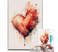 Jigsaw Puzzles for Teenagers Valentines Day Teenager Jigsaw,Family Activity Fun at Home Activities, Birthday Present,Travel Gifts (size 75x50cm)