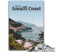 Jigsaw Puzzles for Teenagers Visit Amalfi Coast Challenging Game And Family Play Wall Decoration Unique Birthday And Xmas Gifts (size 38x26cm)
