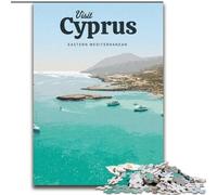 Jigsaw Puzzles for Teenagers Visit Cyprus for And from 14 Years And over Play Toys Because It Is Ideal As A Gift for The Whole Family (26x38cm) 1000pcs