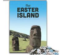 Jigsaw Puzzles for Teenagers Visit Easter Island for Age 14 Years And over Decompressing Intellectual Educational Toy Great Gift (50x75cm) 1000pcs