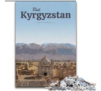 Jigsaw Puzzles for Teenagers Visit Kyrgyzstan for Age 14 Years And over Decompressing Intellectual Educational Toy Great Gift (50x75cm) 1000pcs
