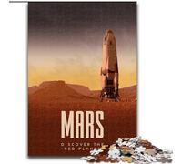Jigsaw Puzzles for Teenagers Visit Mars, Suitable for Ages 14 And Up Home Educational Games DIY Toys Artwork Gift 26x38cm
