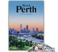Jigsaw Puzzles for Teenagers Visit Perth Teenager Jigsaw,Decompressing Intellectual Educational Toy Perfect Decoration (26x38cm)