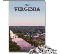 Jigsaw Puzzles for Teenagers Visit Virginia for And from 14 Years And over Play Toys Because It Is Ideal As A Gift for The Whole Family (50x75cm) 1000pcs