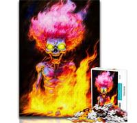 Jigsaw Puzzles for Teenagers Whispers of The Past Skull 1000 Piece Puzzle,Stress Reliever Staycation Kill Time Enhance Love between Couples 75x50cm
