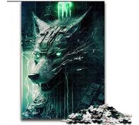 Jigsaw Puzzles for Teenagers Wolf Cyber, Suitable for People Aged 14 And Above Educational Games Secret Santa Gifts (Size 50x75cm)
