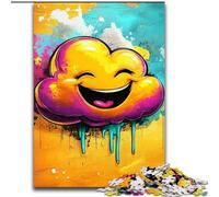 Jigsaw Puzzles for Teenagers Yellow Clouds, Educational Games Home Decoration Is Ideal As A Gift for The Whole Family (Size 50x75cm)