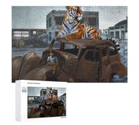 Jigsaw Puzzles for Teenagerss 1000 PCS A Boy And His Tiger Puzzle for Adults Brain Teaser Game Difficult Hard Unique Birthday And Gifts 1000 PCS