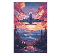 Jigsaw Puzzles for Teenagerss 1000 PCS A380 Beautiful Tech Plane Adult Jigsaw Puzzle Relaxing Games Analysis And Logic Christmas Birthday Gifts 1000 PCS