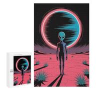 Jigsaw Puzzles for Teenagerss 1000 PCS Alien on A Desolate Planet Jigsaws for Adults Family Games Enhance Memory Unique Birthday And Gifts 1000 PCS