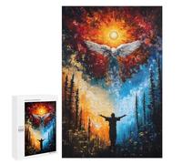 Jigsaw Puzzles for Teenagerss 1000 PCS Angel Wings And Sun Puzzles for Adults Fun Games Analysis And Logic Parent-child Interaction 1000 PCS