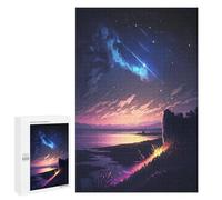 Jigsaw Puzzles for Teenagerss 1000 PCS Anime Galaxy View Puzzles for Adults Brain Teaser Game Pattern Assembly Parent-child Interaction 1000 PCS