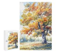 Jigsaw Puzzles for Teenagerss 1000 PCS Autumn Oak Splendor Jigsaw Puzzle Relaxing Games Home Decoration Unique Birthday And Gifts 1000 PCS