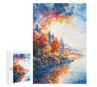 Jigsaw Puzzles for Teenagerss 1000 PCS Autumn Sunrise Jigsaw Puzzle Relaxing Games Home Decoration Unique Birthday And Gifts 1000 PCS
