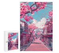 Jigsaw Puzzles for Teenagerss 1000 PCS Beautiful Village Pastel Jigsaw Puzzle Relaxing Games Home Decoration Unique Birthday And Gifts 1000 PCS