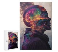 Jigsaw Puzzles for Teenagerss 1000 PCS Cosmic Mind Explosion Puzzles for Adults Brain Teaser Game Pattern Assembly Parent-child Interaction 1000 PCS