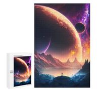 Jigsaw Puzzles for Teenagerss 1000 PCS Cosmos Unveiled Landscape Adult Puzzles Relax Games But Fun And Humorous for Is Ideal As A Gift 1000 PCS