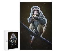 Jigsaw Puzzles for Teenagerss 1000 PCS Cute Monkey Adult Puzzles Relax Games But Fun And Humorous for Is Ideal As A Gift 1000 PCS