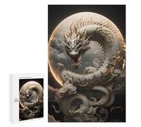 Jigsaw Puzzles for Teenagerss 1000 PCS Dragon Moon Mythology -1 Jigsaw Puzzle Anti-Stress Toys Precision Cutting Parent-child Interaction 1000 PCS