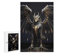 Jigsaw Puzzles for Teenagerss 1000 PCS Egypt Eagle Dragon Wings Jigsaw Family Game Perfect Decoration Unique Gifts for Birthday And Christmas 1000 PCS