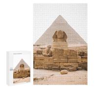 Jigsaw Puzzles for Teenagerss 1000 PCS Egypt Giza Pyramids Desert Puzzles for Adults Brain Teaser Game Pattern Assembly Parent-child Interaction 1000 PCS